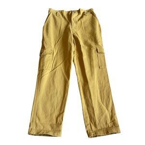 Jessy B Anthro Tan Camel Cargo Pants 100% Cotton Casual Size XS Women's NWOT